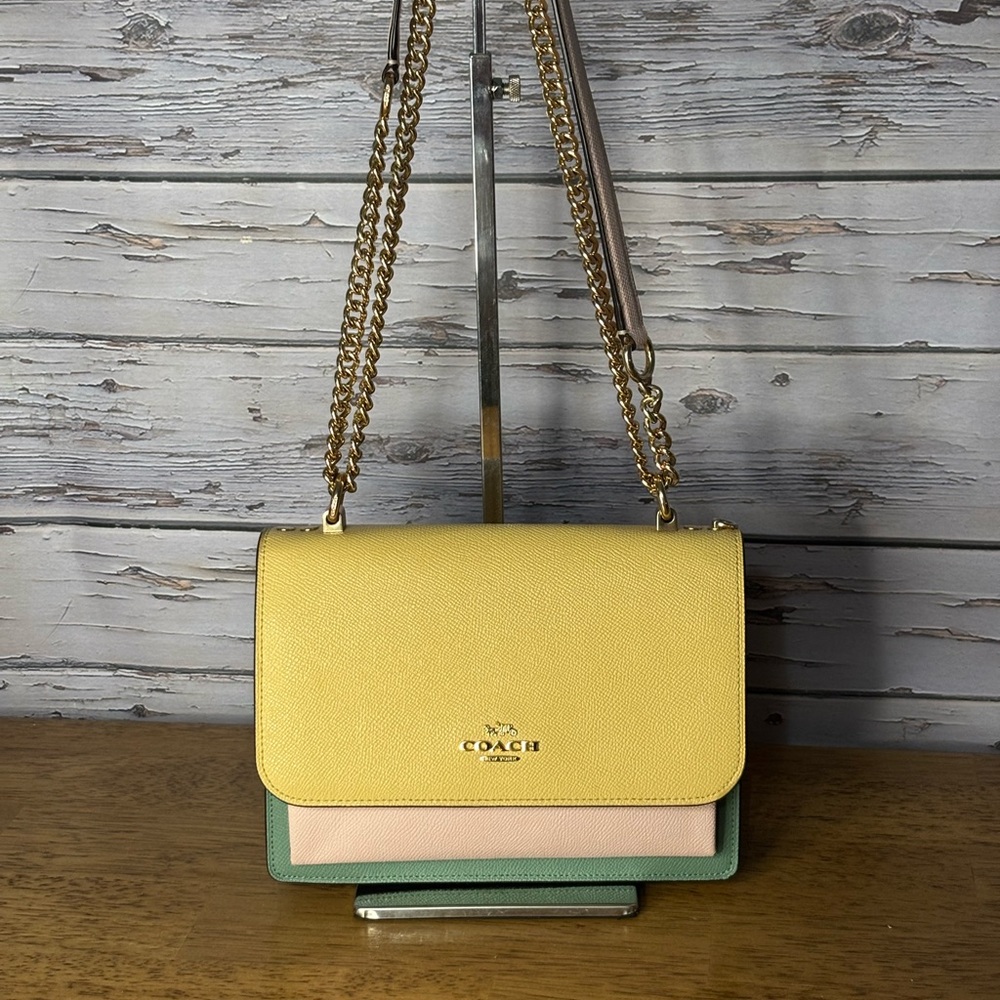 Coach Klare mini color block crossbody/ shoulder bag.